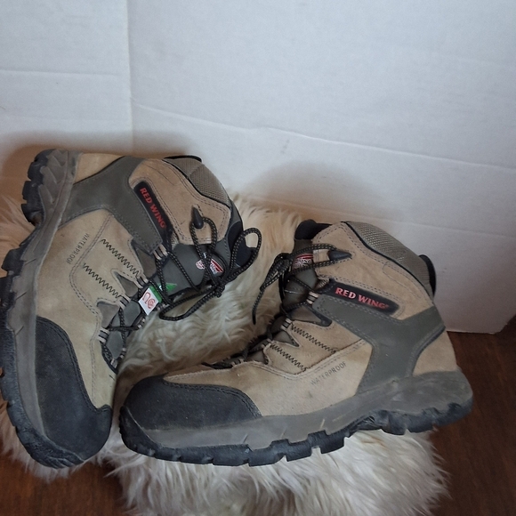 Red Wing Tru Hiker  Waterproof Hiking Boots - Brown and Black 10D - Picture 4 of 12